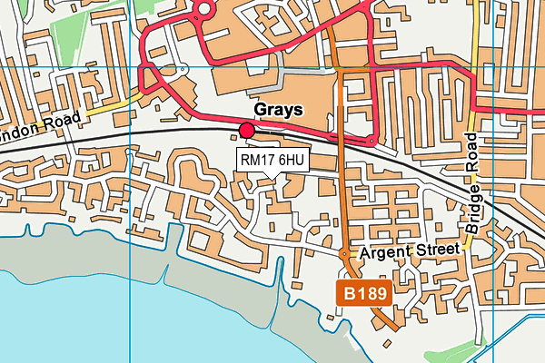 Changes Gym (Closed) map (RM17 6HU) - OS VectorMap District (Ordnance Survey)