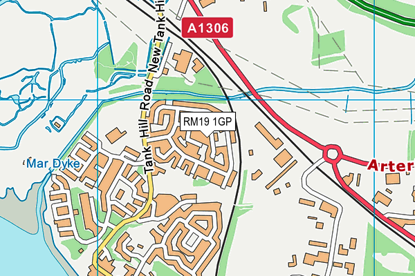 Map of GOLDCREST CENTRAL LIMITED at district scale