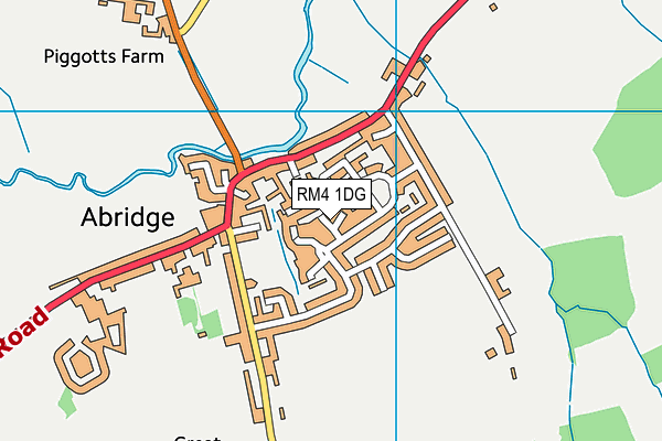 Map of WEST ESSEX WILL SERVICES LTD at district scale