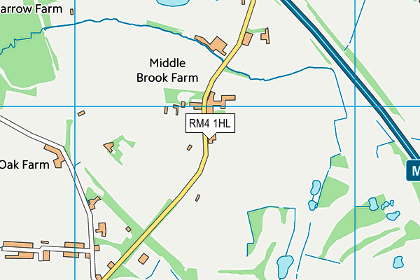 Map of GOLDSDOWN & BRIMSDOWN SPORTS LIMITED at district scale