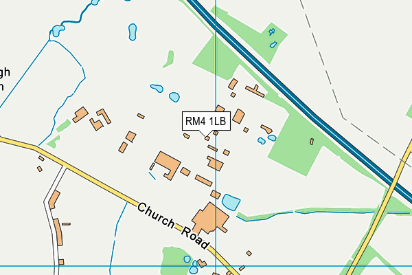 RM4 1LB map - OS VectorMap District (Ordnance Survey)