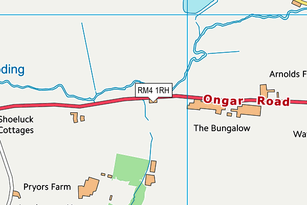 RM4 1RH map - OS VectorMap District (Ordnance Survey)