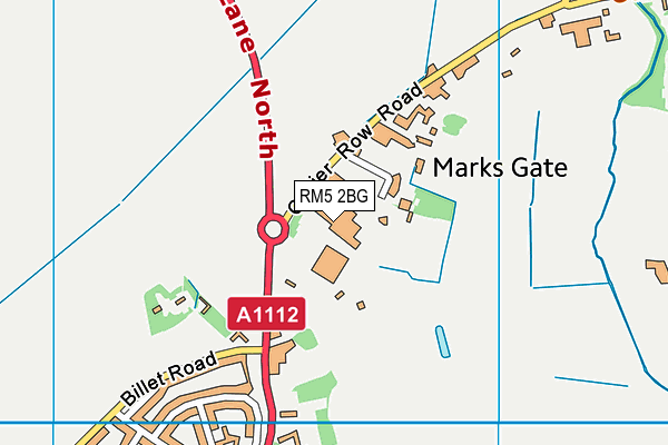 Map of RO RENDER SERVICES LIMITED at district scale