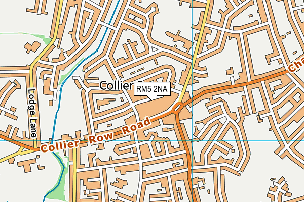 RM5 2NA map - OS VectorMap District (Ordnance Survey)