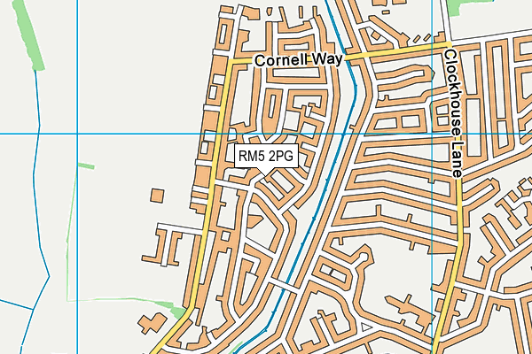 RM5 2PG map - OS VectorMap District (Ordnance Survey)