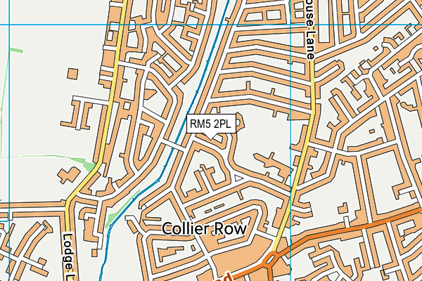 RM5 2PL map - OS VectorMap District (Ordnance Survey)