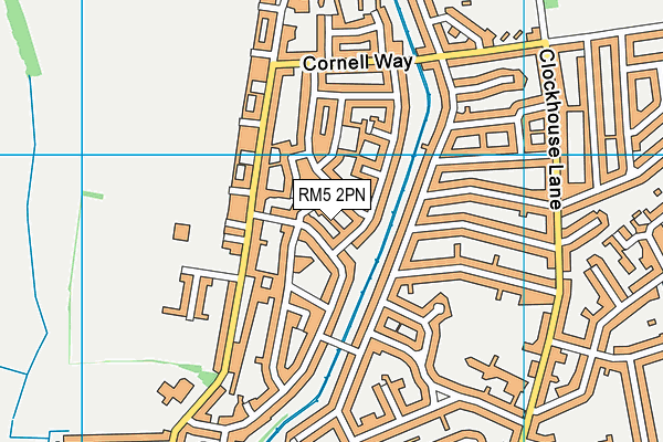 RM5 2PN map - OS VectorMap District (Ordnance Survey)
