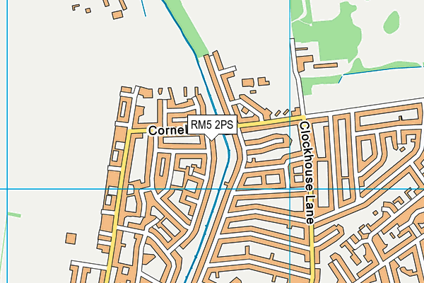 RM5 2PS map - OS VectorMap District (Ordnance Survey)