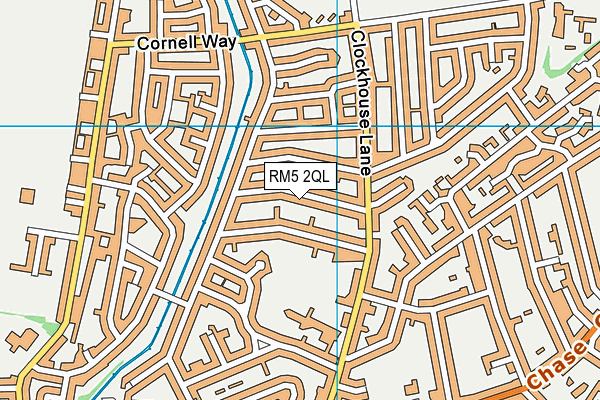 RM5 2QL map - OS VectorMap District (Ordnance Survey)