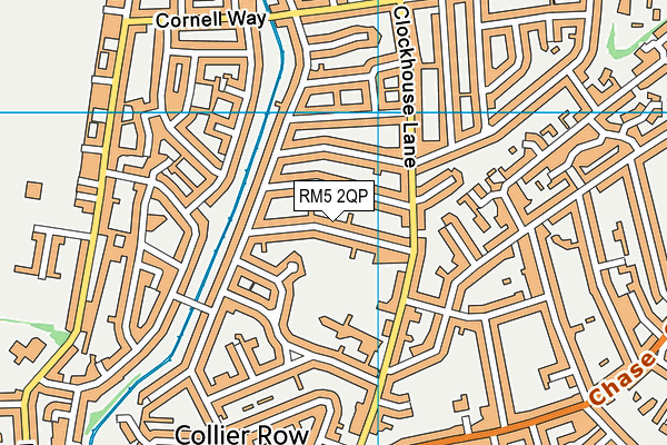 RM5 2QP map - OS VectorMap District (Ordnance Survey)