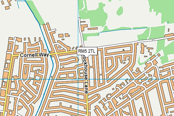 RM5 2TL map - OS VectorMap District (Ordnance Survey)
