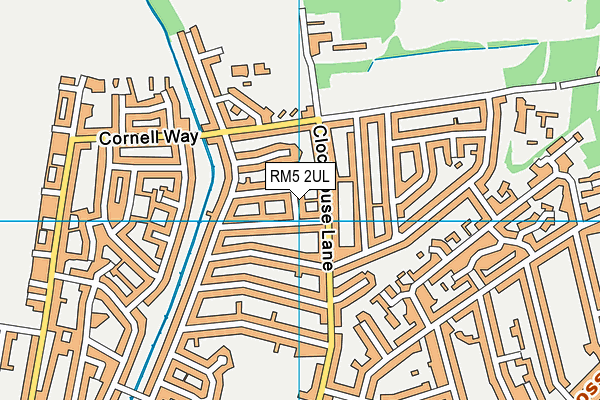 RM5 2UL map - OS VectorMap District (Ordnance Survey)