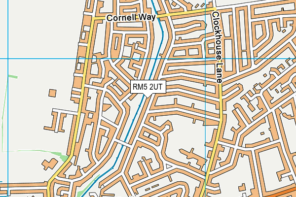 RM5 2UT map - OS VectorMap District (Ordnance Survey)