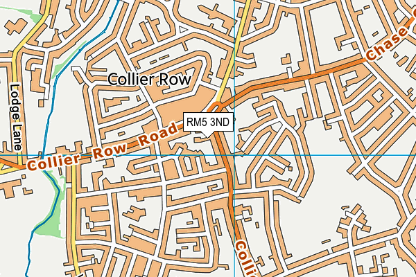 RM5 3ND map - OS VectorMap District (Ordnance Survey)
