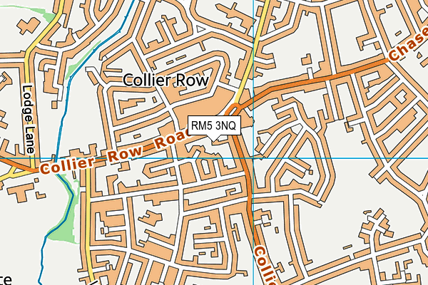 RM5 3NQ map - OS VectorMap District (Ordnance Survey)