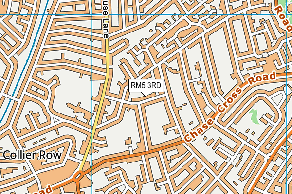 RM5 3RD map - OS VectorMap District (Ordnance Survey)