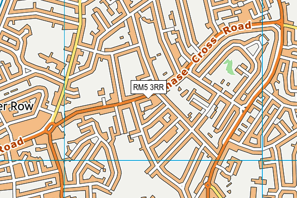 RM5 3RR map - OS VectorMap District (Ordnance Survey)