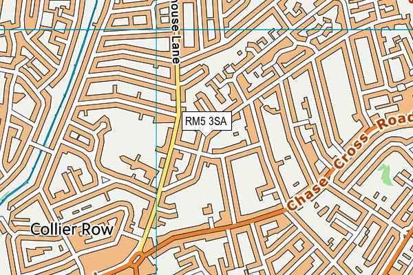 RM5 3SA map - OS VectorMap District (Ordnance Survey)