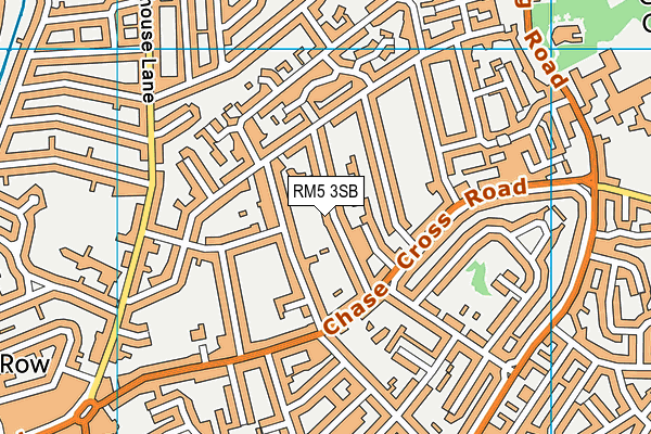 RM5 3SB map - OS VectorMap District (Ordnance Survey)