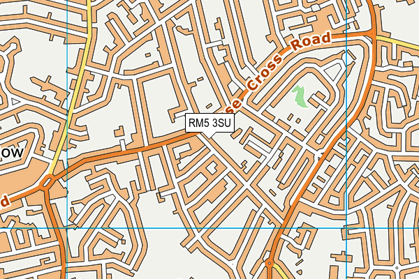 RM5 3SU map - OS VectorMap District (Ordnance Survey)