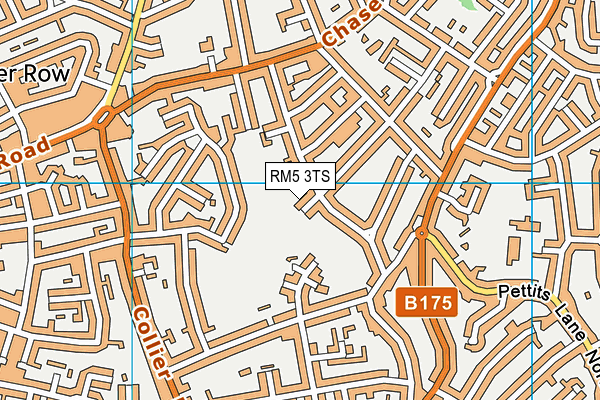 RM5 3TS map - OS VectorMap District (Ordnance Survey)