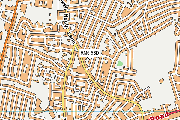 RM6 5BD map - OS VectorMap District (Ordnance Survey)