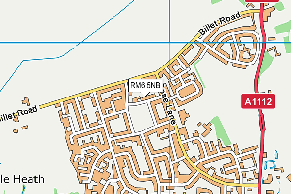 RM6 5NB map - OS VectorMap District (Ordnance Survey)