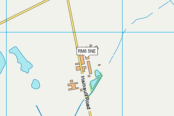 RM6 5NE map - OS VectorMap District (Ordnance Survey)