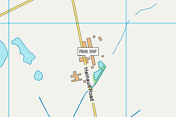 RM6 5NF map - OS VectorMap District (Ordnance Survey)