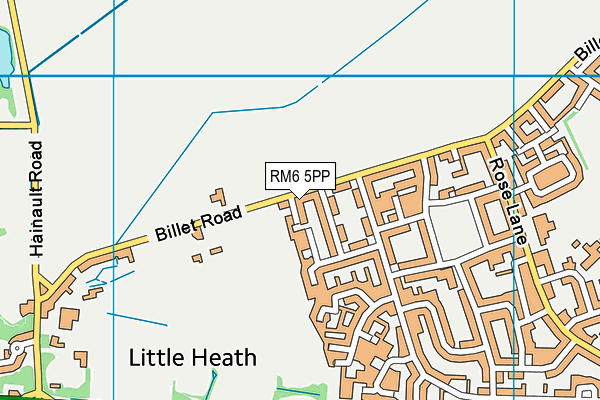 RM6 5PP map - OS VectorMap District (Ordnance Survey)