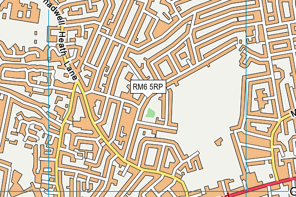 RM6 5RP map - OS VectorMap District (Ordnance Survey)