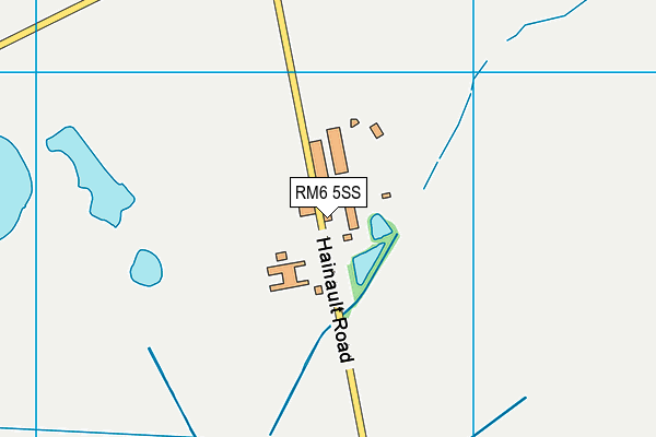 RM6 5SS map - OS VectorMap District (Ordnance Survey)