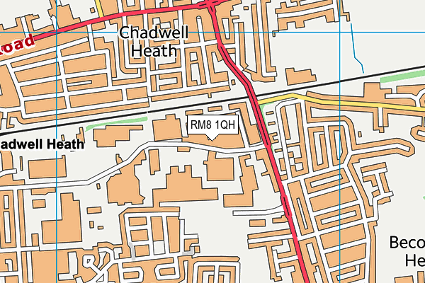 Map of THE BLUE HOUSE LAUNDRY LTD at district scale