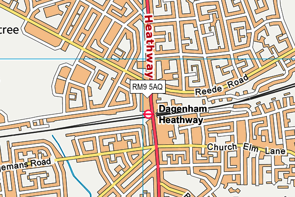 Map of LONGLAND SHOPS LTD at district scale