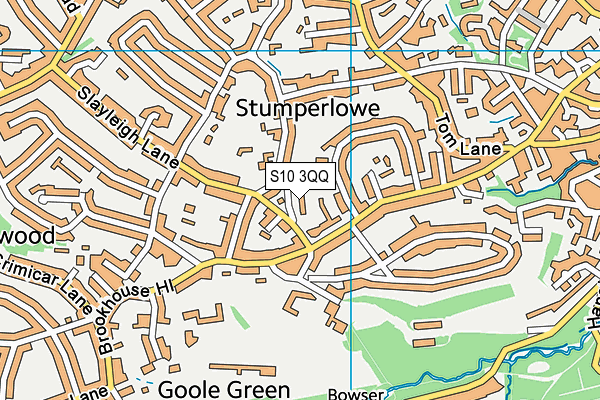 S10 3QQ map - OS VectorMap District (Ordnance Survey)