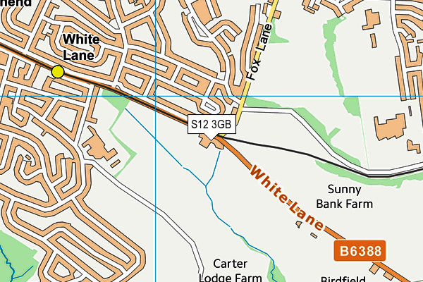 S12 3GB map - OS VectorMap District (Ordnance Survey)