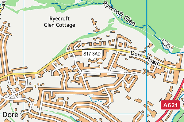 S17 3AD map - OS VectorMap District (Ordnance Survey)