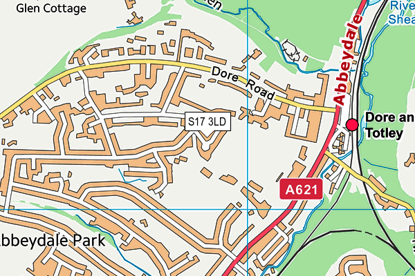 S17 3LD map - OS VectorMap District (Ordnance Survey)