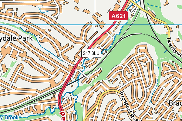 S17 3LU map - OS VectorMap District (Ordnance Survey)