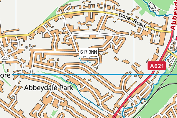 S17 3NN map - OS VectorMap District (Ordnance Survey)