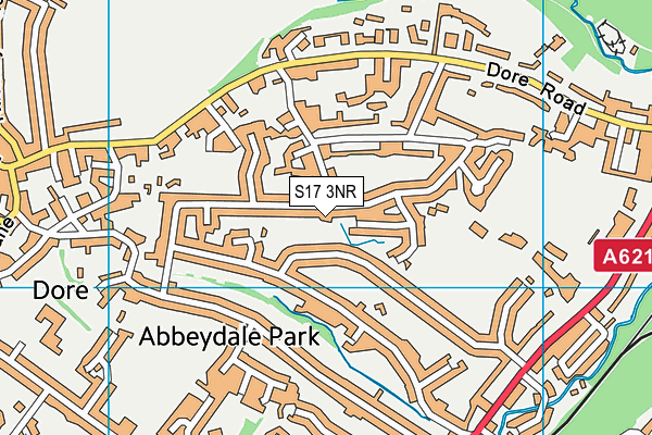 S17 3NR map - OS VectorMap District (Ordnance Survey)