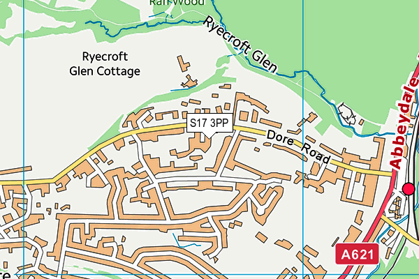 S17 3PP map - OS VectorMap District (Ordnance Survey)