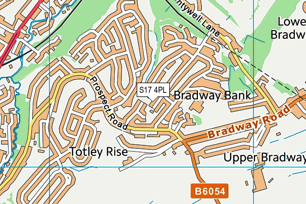 S17 4PL map - OS VectorMap District (Ordnance Survey)