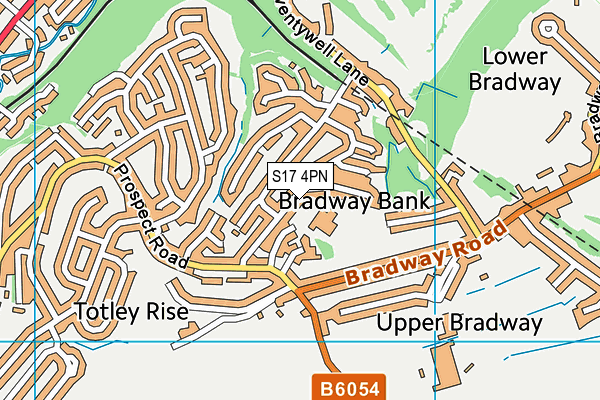 S17 4PN map - OS VectorMap District (Ordnance Survey)