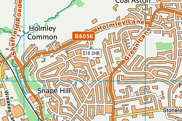 Lenthall Infant and Nursery School map (S18 2HB) - OS VectorMap District (Ordnance Survey)