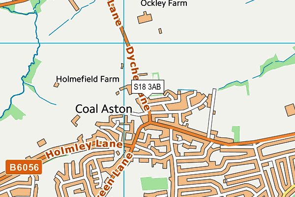 S18 3AB map - OS VectorMap District (Ordnance Survey)