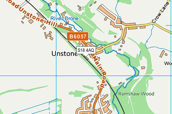 S18 4AQ map - OS VectorMap District (Ordnance Survey)