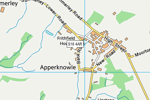 S18 4AR map - OS VectorMap District (Ordnance Survey)