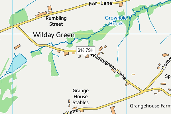 S18 7SH map - OS VectorMap District (Ordnance Survey)