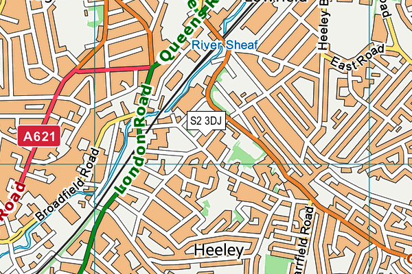 Anns Grove Primary School map (S2 3DJ) - OS VectorMap District (Ordnance Survey)